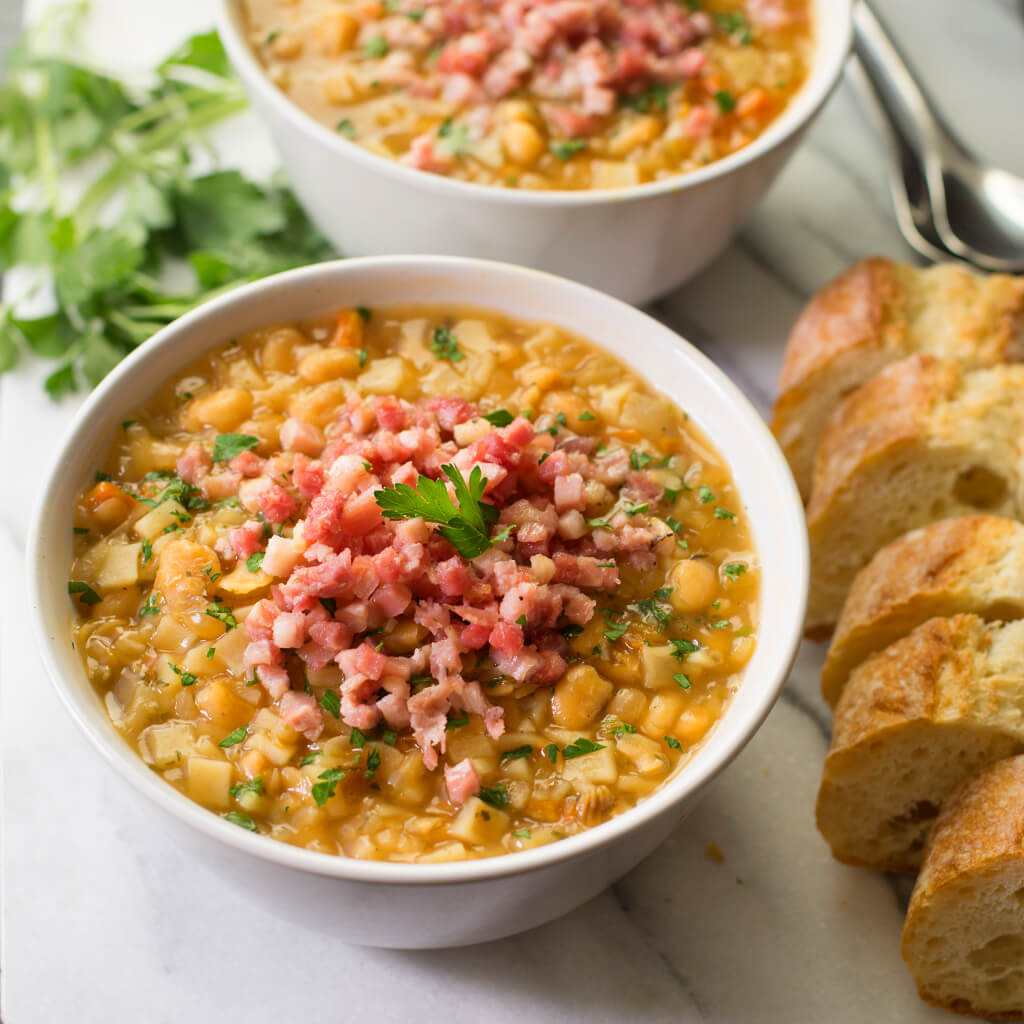 Navy Bean Soup with Country Ham